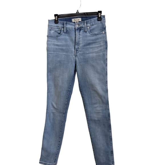 Madewell Denim - Madewell  10" high rise  Skinny  Jeans size 28 light wash  blue denim